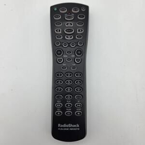 RadioShack 4-In-One Universal Remote Control 15- 2102 For DVD/TV/VCR - Tested